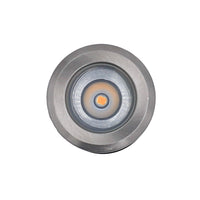 STBP09 Luz Brass / Stainless Steel Louvered In Ground 2700K Warm White Integrated Light Low Voltage For Outdoors LED