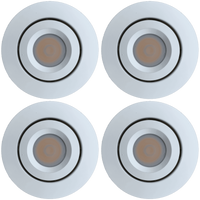 CB05 Redondo LED Dimmable Aluminio fundido Empotrable Gabinete Luz Abajo Accesorio de iluminación