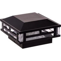 CPL01 Modern 12V AC/DC Low Voltage LED Post Cap Light for 4x4 or 5x5 Posts 120 Lumens Warm White