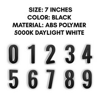 LED Backlit House Number Light 5