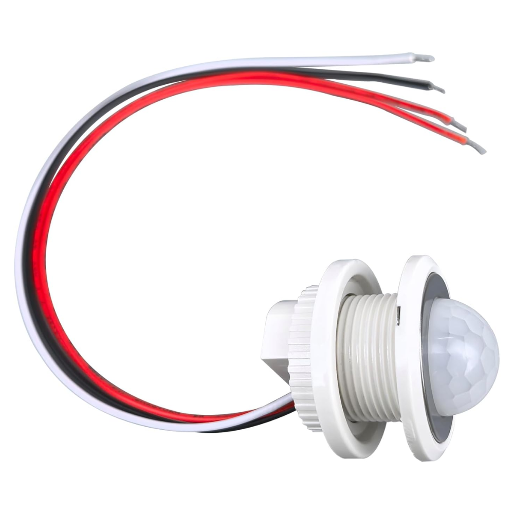 Outdoor Landscape Lighting LED 12V Low Voltage PIR Infrared and Motion Sensor DC12V/DC24V Low Voltage For Strip Lights, Cabinets, Closets, Pantry, Indoors Max Load 12V/60W or 24V/80W