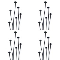 CDPA71 4x/8x/12x Package Mushroom Aluminum 3000K Warm White Integrated LED 12V Low Voltage Path Light