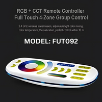 MiBoxer Milight Wireless 4-Zone RGBW/RGBCCT LED Light Bulb Remote Control