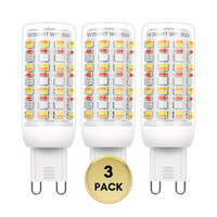RGBCW G9 4W Smart WI-FI Control LED Light Bulb 2/3 Pack, Energy Saving RGBCW Color Changing 2700K-6500K High Voltage 120V Outdoor LED Bulb Compatible with Alexa and Google Assistant