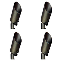 SPB10 4x/8x/12x Package 8W 3000K Warm White Integrated LED Brass Spotlight 12V Low Voltage Small Directional Bullet Light