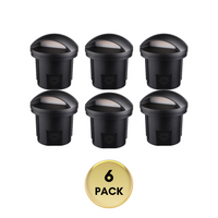 UNAL01 Crescente Aluminum Round Surface Mount Mono-Directional Integrated 6W 3000K LED In-Ground Well Light Low Voltage Landscape Lighting