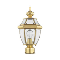 Monterey Medium Base Light Bulb Socket Small Outdoor Post Top Lantern 16.5