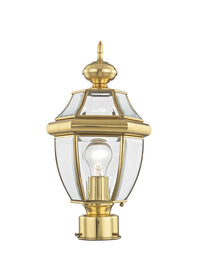 Monterey Medium Base Light Bulb Socket Small Outdoor Post Top Lantern 16.5