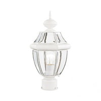 Monterey Medium Base Light Bulb Socket Small Outdoor Post Top Lantern 16.5