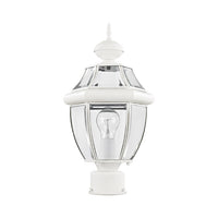 Monterey Medium Base Light Bulb Socket Small Outdoor Post Top Lantern 16.5