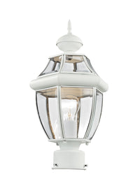 Monterey Medium Base Light Bulb Socket Small Outdoor Post Top Lantern 16.5