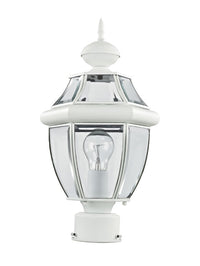 Monterey Medium Base Light Bulb Socket Small Outdoor Post Top Lantern 16.5