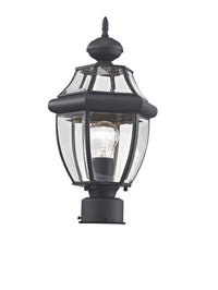 Monterey Medium Base Light Bulb Socket Small Outdoor Post Top Lantern 16.5