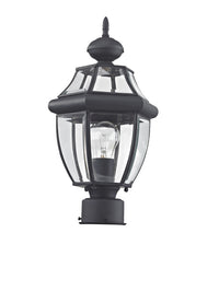 Monterey Medium Base Light Bulb Socket Small Outdoor Post Top Lantern 16.5