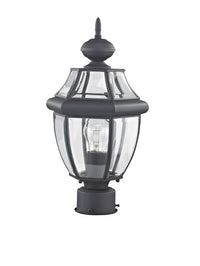 Monterey Medium Base Light Bulb Socket Small Outdoor Post Top Lantern 16.5