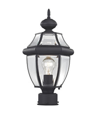 Monterey Medium Base Light Bulb Socket Small Outdoor Post Top Lantern 16.5