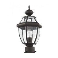 Monterey Medium Base Light Bulb Socket Small Outdoor Post Top Lantern 16.5