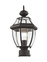 Monterey Medium Base Light Bulb Socket Small Outdoor Post Top Lantern 16.5