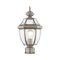 Monterey Medium Base Light Bulb Socket Small Outdoor Post Top Lantern 16.5