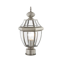 Monterey Medium Base Light Bulb Socket Small Outdoor Post Top Lantern 16.5