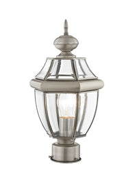 Monterey Medium Base Light Bulb Socket Small Outdoor Post Top Lantern 16.5