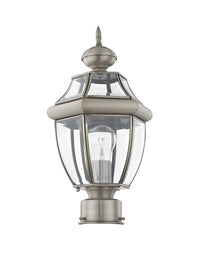 Monterey Medium Base Light Bulb Socket Small Outdoor Post Top Lantern 16.5