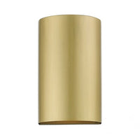 Bond Outdoor 1 E26 Medium Base Light Bulb Socket Outdoor ADA-Compliant Half Cylinder Wall Sconce 4.25