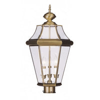 Georgetown Candelabra Base Light Bulb Socket Outdoor Post Top Lantern 23.25