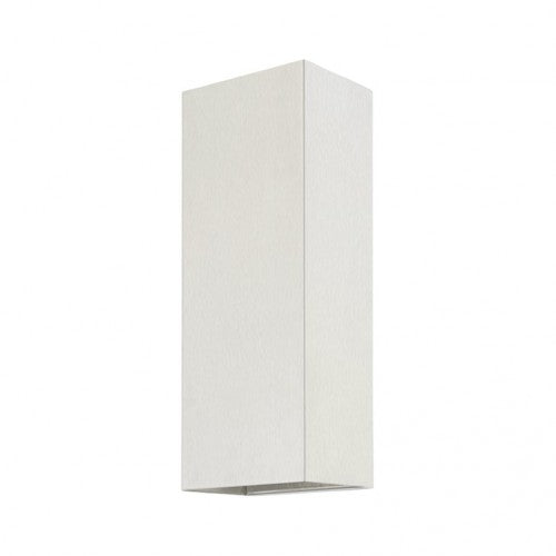 Derby Outdoor 1 E26 Medium Base Light Bulb Socket Outdoor ADA-Compliant Stainless Steel Wall Sconce 5"x14" Brushed Nickel Finish 120V for Garden, Exterior and Patio 24673-91