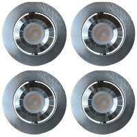 CB05 Redondo LED Dimmable Aluminio fundido Empotrable Gabinete Luz Abajo Accesorio de iluminación