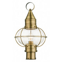 Newburyport Medium Base 1 Light Bulb Socket Large Outdoor Post Top Lantern 19.75