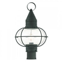 Newburyport Medium Base 1 Light Bulb Socket Large Outdoor Post Top Lantern 19.75