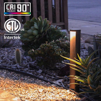 ALP16 6-Pack 5W 5CCT 1800K/2700K/3500K/4000K/5000K or Single-Color 3000K Warm White Integrated LED Landscape Aluminum Pathway Light Package, 12V Low Voltage Side Lit Path Lights