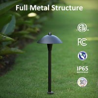 ALPCC10 6-Pack 5W Selectable 5CCT 2200K/2700K/3000K/4000K/5000K LED Landscape Bronze Pathway Light Package, 12V-24V AC/DC Low Voltage Path Lights