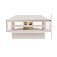 CPL01 Modern 12V AC/DC Low Voltage LED Post Cap Light for 4x4 or 5x5 Posts 120 Lumens Warm White