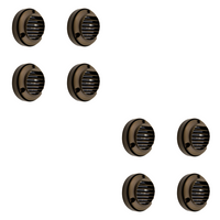 DL02B with G4 3W 2700K 4x/8x/12x Package Solid Brass Round Surface Mount Grilled Deck Light Low Voltage Landscape Lighting