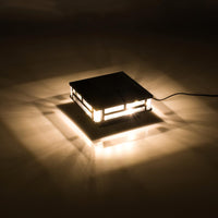 CPL01 Modern 12V AC/DC Low Voltage LED Post Cap Light for 4x4 or 5x5 Posts 120 Lumens Warm White