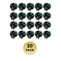 20 Pack Plastic Twist Lock Sockets for W5W 168 194 Wedge Bulb Base for Instrument Panel & Dash Lights Package – Heat-Resistant Light Bulb Holder  – Plug in Light Bulb Extension Parts Replacement Sockets