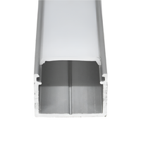 BN269 Rectangular 8 ft Aluminum Channel 10 Pack LED Strip Light Cover End Caps
