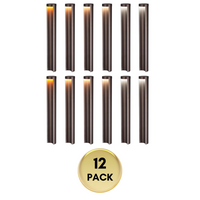 ALP16 Paquete de 12 luces LED para caminos de paisaje de 5 W, luces de camino con iluminación lateral de bajo voltaje de 12 V