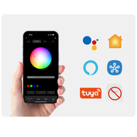 Miboxer ML5 Matter over Wi-Fi LED Strip Light 5 in 1 Controller for Single-Color, CCT, RGB, RGBW, RGBCCT Strip Lights, Smartphone APP Control and Voice Command