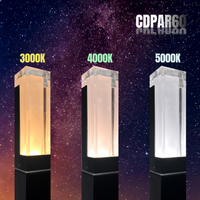 CDPAR60 4x/8x/12x Package 12V Low Voltage RGBWC 3CCT LED Bollard Landscape Light | Aluminum Path Light
