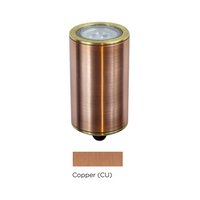 Brilliance Carlsbad Low Voltage MR16 Brass Flat-Top In-Ground Well Light Outdoor Landscape Lighting