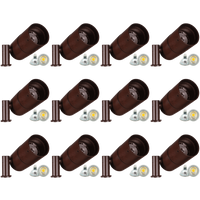 KL103 4x/8x/12x Package Low Voltage Modern Bullet Spotlight Aluminum Outdoor Lighting 6W 2700K Bulb