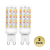 RGBCW G9 4W Smart WI-FI Control LED Light Bulb 2/3 Pack, Energy Saving RGBCW Color Changing 2700K-6500K High Voltage 120V Outdoor LED Bulb Compatible with Alexa and Google Assistant