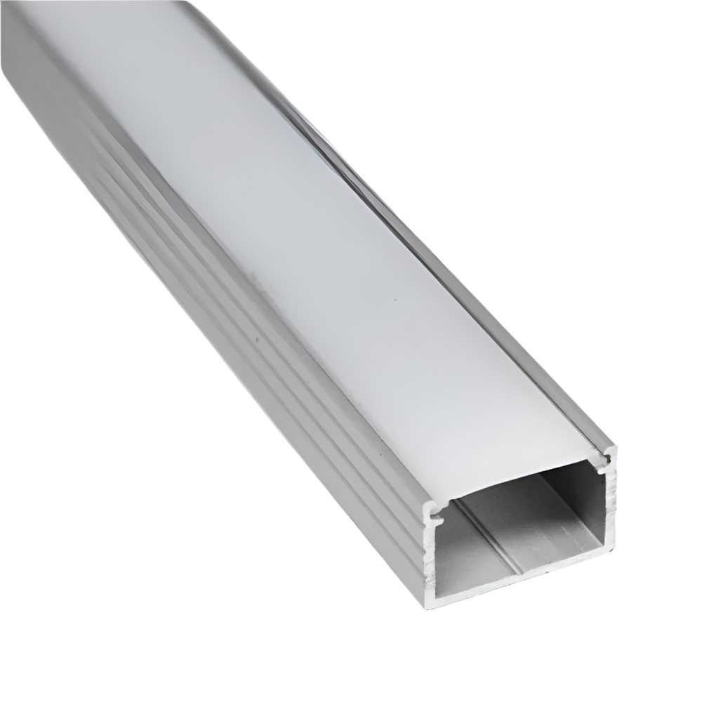 BN269 Rectangular 8 ft Aluminum Channel 10 Pack LED Strip Light Cover End Caps