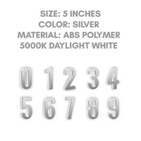 LED Backlit House Number Light 5