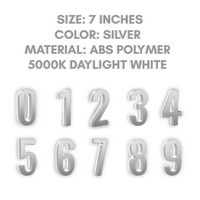 LED Backlit House Number Light 5
