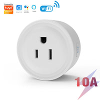TM03 Plug-In Indoor Digital Smart Mini Plug Remote Timer Compatible with Tuya Smart App, Alexa and Google Assistant via 2.4GHz Wi-Fi via for Garden Lights Transformers