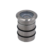 STBP09 Luz Brass / Stainless Steel Louvered In Ground 2700K Warm White Integrated Light Low Voltage For Outdoors LED